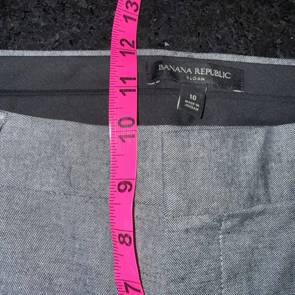 UEC Banana Republic GREY Sloan Dress PANTS SZ 10